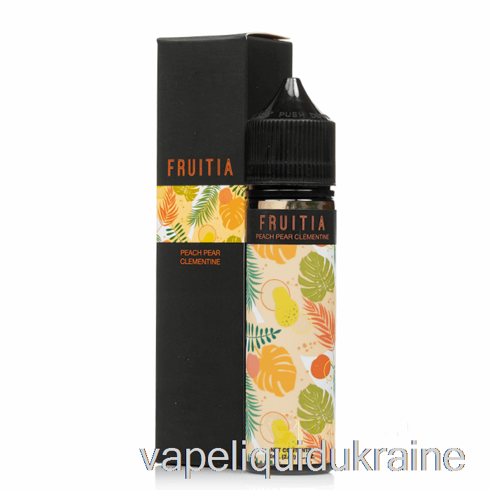 Vape Liquid Ukraine Peach Pear Clementine - Fruitia - 60mL 3mg